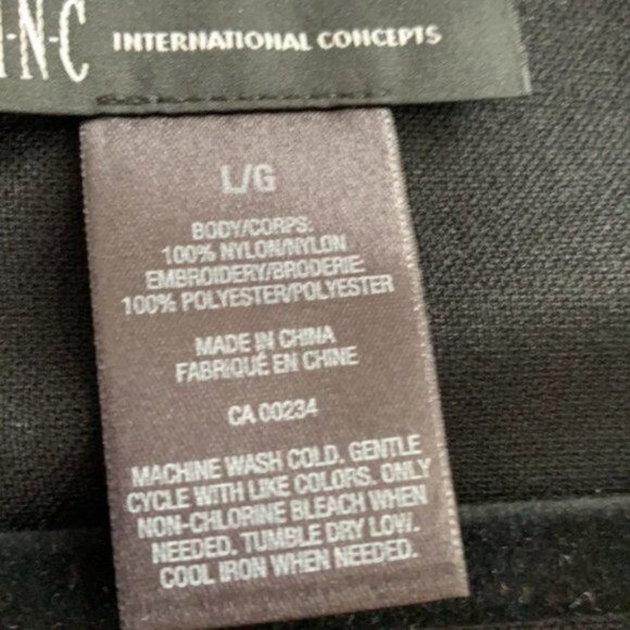 Embroidered Knit Top With Sheer Back - Picture 6 of 6